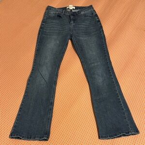 Jaclyn Smith Dark Blue Flare Jeans